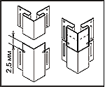 Углы стартовой планки винилового сайдинга.